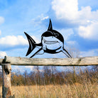 Shark Marine Peeping Animal Outdoor Metal Garden Art