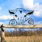 Sheep Farm Peeping Animal Outdoor Metal Garden Art