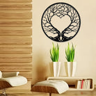 Heart-shaped Tree Of Life Metal Wall Art