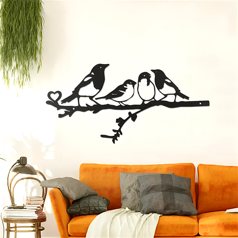 Bird And Branch Modern Hanging Decorative Wall Art