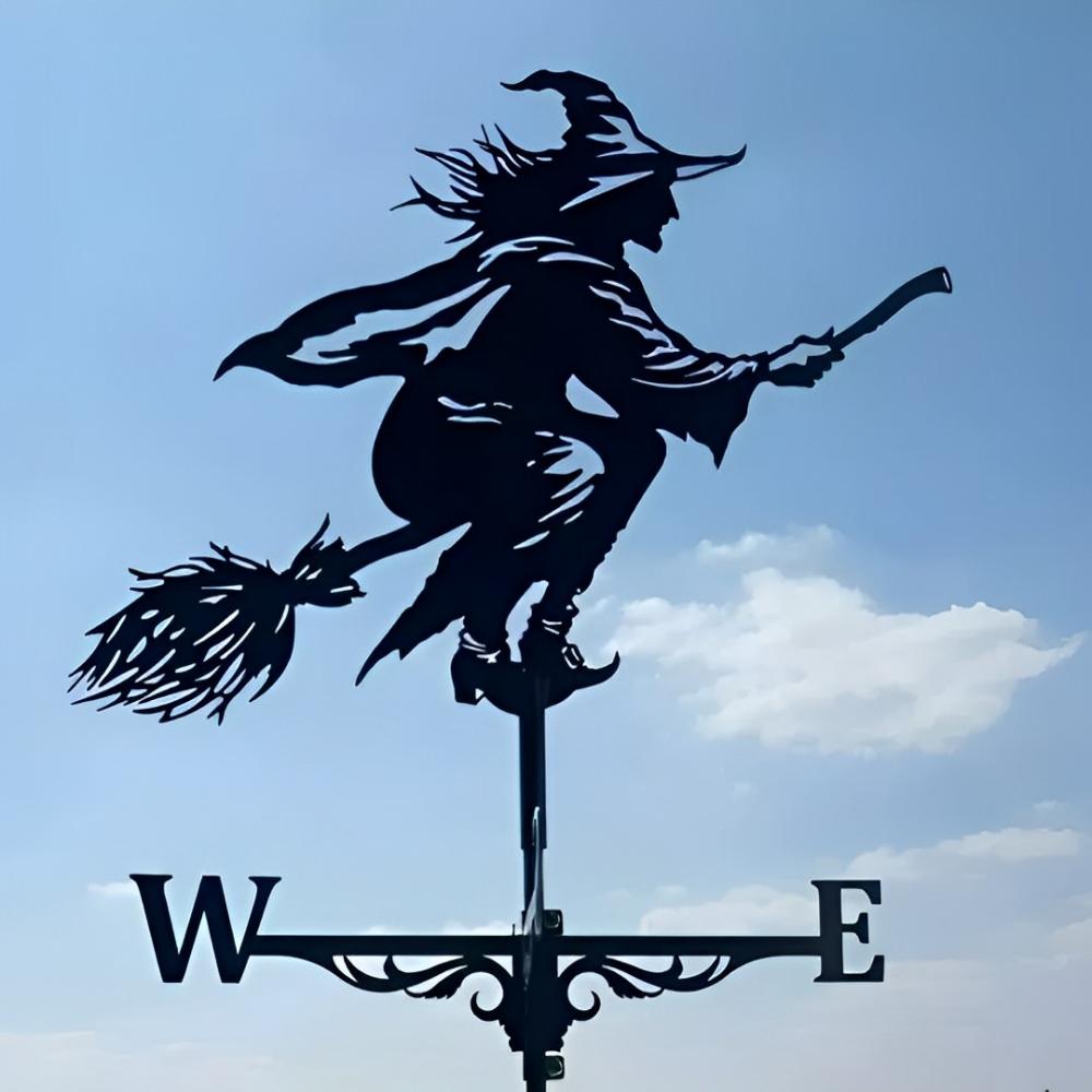 Witch Stainless Steel Weathervane