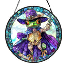 Woods Frog Sun Catcher Decoration Stained Glass Window Hanging