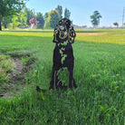 English Setter Metal Silhouette