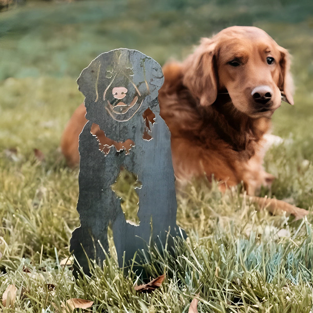 Leonberger Metal Silhouette