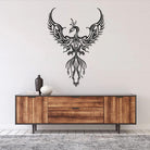 Rising Phoenix Metal Wall Art