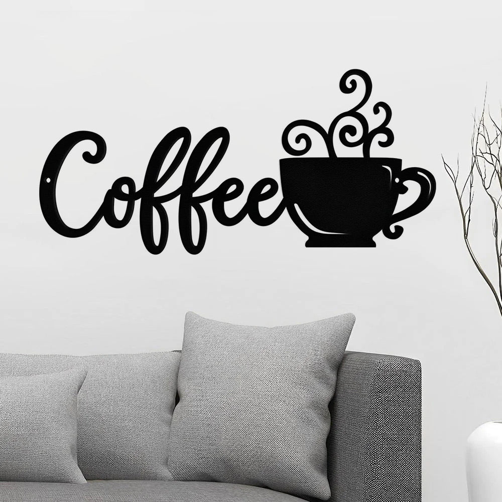 Coffee Decoration Metal Wall Art
