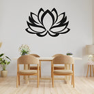 Yoga Lotus Metal Wall Art