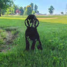 Poodle Metal Silhouette