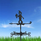 Pumpkin Man and Lantern Stainless Steel Weathervane