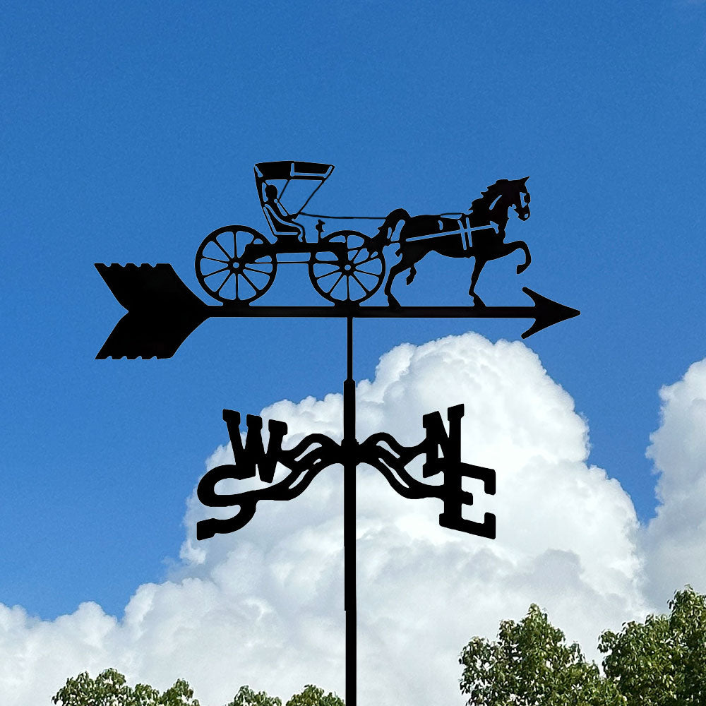Carriage Stainless Steel Weathervane