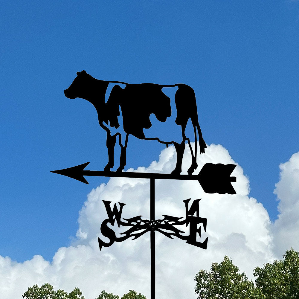Cow Stainless Steel Weathervane