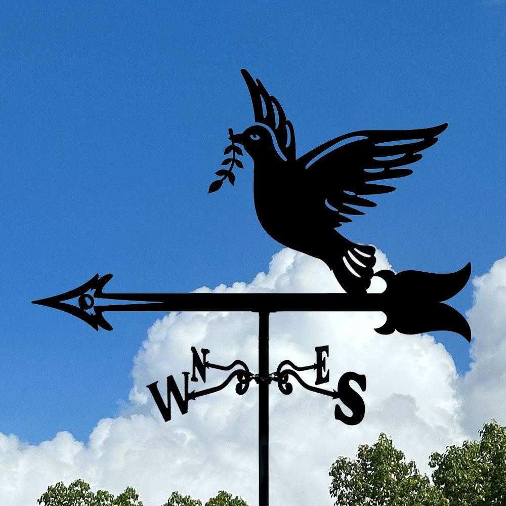 Dove of Peace Stainless Steel Weathervane