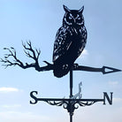 Owl Stainless Steel Weathervane